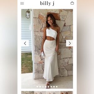 Abia maxi dress brand new Billy j boutique size small